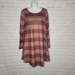Women's SUNGLORY Long Sleeves Sweater Dress XL